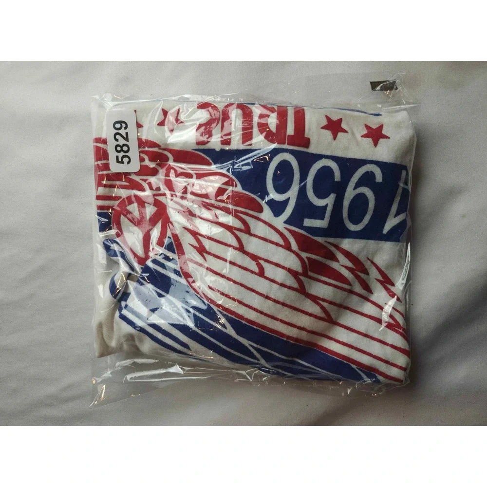 True Religion 1956 Quality Goods Graphic Tee Shirt Men's White Short Sleeve - L